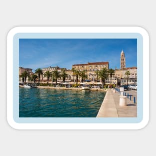 Riva in Split, Croatia Sticker